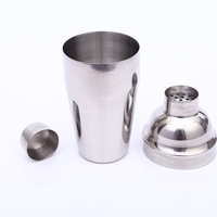 Shaker à cocktails en acier inoxydable, mélangeur de boissons Cobbler avec passoire intégrée pour barman, bar à domicile, fête, club, personnalisé