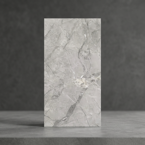 Vistaar Silika Grey 600x1200mm Polished Glossy Porcelain Floor And <b>Wall</b> Slab Tiles - Product Image 3