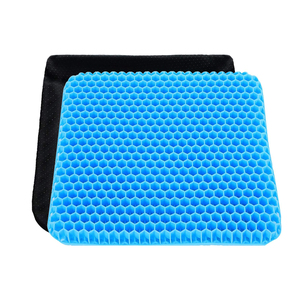 TPE gel seat cushion Custom fabric color cushion Polyester cover seat <b>pad</b> OEM ODM cushion manufacturer - Product Image 3