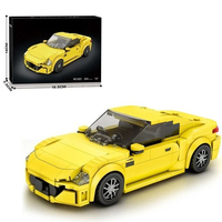 Reobrix 823 384PCS Gran Turismo Mobil Sport Model Balap Kota Dekorasi Meja Ornamen Set Blok Bangunan