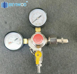 Karbon dioksit tankı için CGA-320 ile çift ölçer basınç regülatörü <span class=keywords><strong>CO2</strong></span> taslak bira tahliye vanası Kegerator regülatörü - Product Image 6