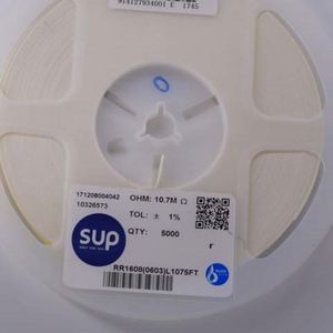 Whole -Sale RR1608 0603L1075FT 0603 1608 Resistors Chip Resistors SMD Resistors 10.7Mohm 1% 1/10W Thick Film Resistor - Product Image 1