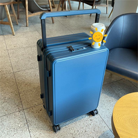 Valise à bagages avec une large poignée continuer avec serrure approuvée par la TSA sac de voyage léger avec roues pivotantes valise PC