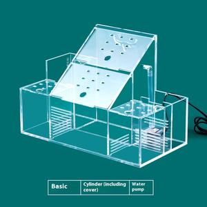 Bể cá để bàn sinh thái 5W, hộp cách ly đặc biệt dành cho nhân giống cá <span class=keywords><strong>guppy</strong></span>, ấp trứng, lọc nước tuần hoàn, thiết kế sáng tạo - Product Image 6