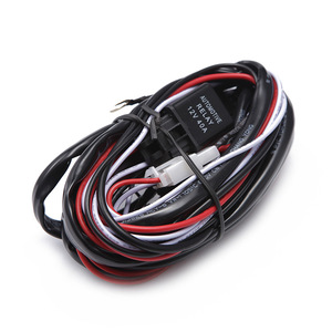 Automotive Relay 12V 40A <b>Wiring</b> Harness For Car Headlight Work <b>Light</b> Spotlight Upgrade 2M Cable - Product Image 1