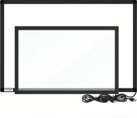 Nouvel écran tactile infrarouge TFT de 19 pouces, cadre d'affichage en verre, terminal de libre-service médical gouvernemental, écran multi-touch stable dédié