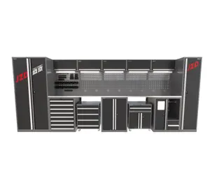 New Design Heavy Duty Garage Storage Rolling Cabinets Modular System Steel Garage Tool Box Set Cabinet Sale