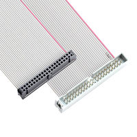 Cable IDE de 40 pines y 80 hilos con paso de 2.54 mm, cable plano IDC ATA de 18 pulgadas, macho a hembra, para transmisión de datos de disco duro