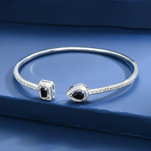 Sıcak satış lüks High-End Ins süper parlak çok yönlü moda bilezik ayarlanabilir açık lüks bileklik - Product Image 2