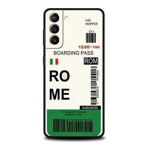 Biglietto di viaggio della città del mondo New York London Label custodia per telefono per <span class=keywords><strong>Samsung</strong></span> S24 S23 S22 S20 Ultra S21 FE 5G S10 S9 Plus S10E S8 <span class=keywords><strong>Cover</strong></span> - Product Image 6