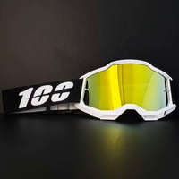 Lunettes de motocross 100 Style UV400, coupe-vent, pour moto tout-terrain MX, pour hommes, femmes et jeunes