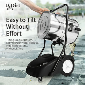 Aspiradora Industrial de Acero Inoxidable de 60L para Hoteles Comerciales, Máquina de Limpieza de Pisos Húmedos y Secos de Alta Resistencia, 3000W - Product Image 6