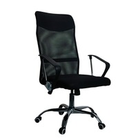 Chaise de bureau classique en maille à dossier haut avec accoudoirs, design moderne, pour la maison, le travail et le bureau, prix fabricant