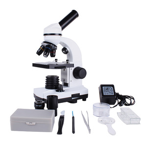 Eyebre Biological Microscope 640x Manual Focus Electric Light Student Teaching Optical Microscope - Product Image 1