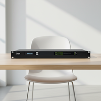 Thinuna DAP-0808M-S Procesador de Matriz Digital DSP Programable Profesional de 8 Entradas y 8 Salidas con Mezcla Automática, Tarjeta de Sonido AFC/AEC/USB