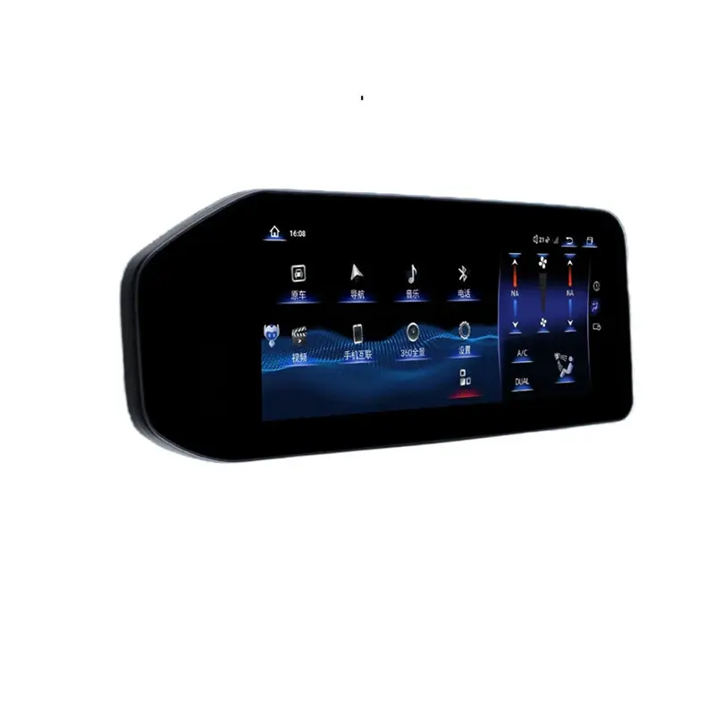 12.3 Inch Dvd Auto Radio Android Touchscreen Stereo Multimedia Video Speler Carplay Gps Navigatie Voor Lexus Es 2013-2017