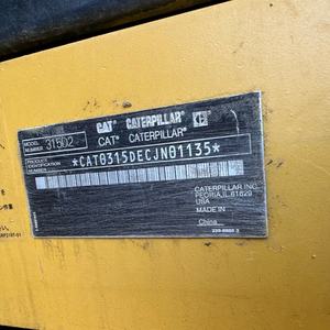 Excavatrice d'occasion de haute qualité Caterpillar 315D2gc, équipement de construction en vente, 315D, faible nombre d'heures de travail, en bon état - Product Image 2