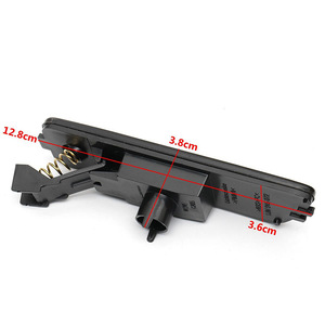 Luz de posición lateral negra (par) para Volkswagen Golf Jetta Mk4 99-2005, material ABS, repuesto de iluminación exterior para automóvil - Product Image 2