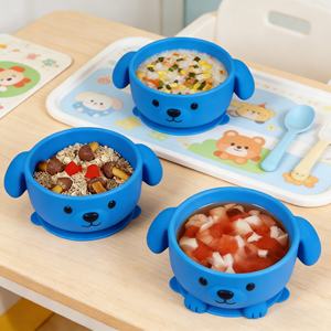 Tazón de Silicona para Bebés, con Succión, Colorido, Saludable, Libre de BPA, de Grado Alimenticio, con Diseño de Animales, Venta al Por Mayor - Product Image 1