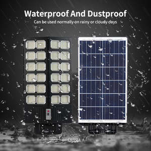 1000W Alles-In-Één Outdoor Led Straatlantaarn Op Zonne-Energie Met Bewegingssensor Ip65 Abs Lichaam Voor Wegverlichting - Product Image 2