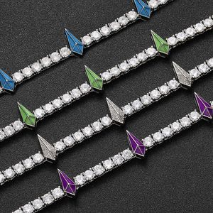 Collier tennis en moissanite VVS1, confort ergonomique, certifié GRA, or 18 carats, argent 925, bijou intemporel, cadeau, dropshipping - Product Image 3