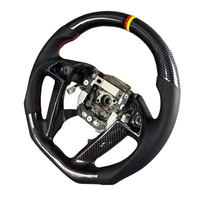Volant en fibre de carbone forgé sur mesure avec LED pour Honda Accord 9e génération Crosstour Coupé 2012 2013 2014 2015 2016 2017