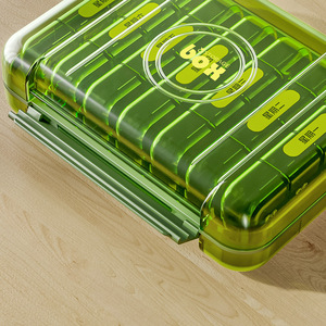 Seven Days Portable <b>Plastic</b> Medicine Reminder Box with Cover 1L Capacity 21 <b>Boxes</b> for Morning Midday & Evening Dose - Product Image 3