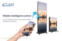 Pantalla LED Plegable para Póster P2.22 con Protección GOB, Sistema de Audio, Brillo de 700CD para Comercios y Exposiciones