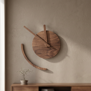 Premium Wooden Art Deco <b>Wall</b> <b>Clock</b> Home Decor <b>Silent</b> Quartz Waterproof Customizable Size Needle Antique Style Wedding Gift - Product Image 4