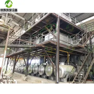 Waste Motor Oil Refining Process with Filter System