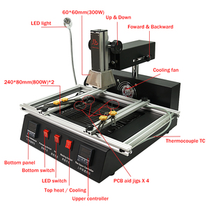 Hồng Ngoại BGA Rework Station LY M770 Hai Khu Vực Thiết Bị Hàn Reballing Máy - Product Image 5