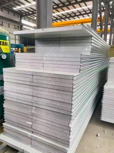 Panel sándwich EPS más favorecido Tablero de purificación de sala limpia de núcleo de espuma de PU de fácil instalación Industrial para partición de pared de techo - Product Image 5