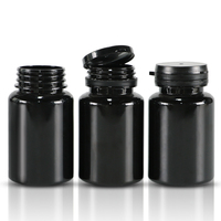 Bouteilles en plastique PET personnalisées de 100, 120, 150, 200, 250, 300, 400, 500 ml pour emballage de vitamines, flacons vides blancs pour pilules, flacons ambrés pour capsules