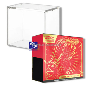 SYP nhà máy trực tiếp Acrylic Pokemon TCG: hộp huấn luyện viên tinh nhuệ màu đỏ và tím koraidon trường hợp hiển thị Acrylic nam châm mạnh mẽ - Product Image 1