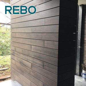 Hiện đại ngoài trời tre đá đen bằng gỗ tường ốp Bảng điều chỉnh chống thấm nước chống cháy cho hộ gia đình sử dụng thiết kế đồ họa giải pháp có sẵn - Product Image 4