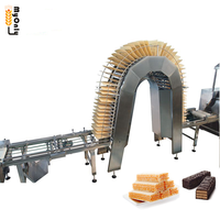 Ligne de production de biscuits sandwich à commande PLC, machines à biscuits Oreo