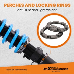Maxpeedingrods 24 cú nhấp chuột van điều tiết có thể điều chỉnh coilovers cho Nissan 350Z z33 2003 2008 <span class=keywords><strong>Infiniti</strong></span> G35 cú sốc thanh chống - Product Image 5