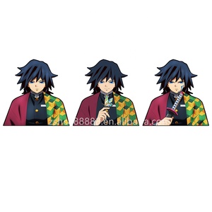 Linda Pegatina de Anime con la Chica Kochou <span class=keywords><strong>Shinobu</strong></span>, Pegatina Lenticular 3D con Movimiento, Calcomanías Impermeables para Autos - Product Image 4