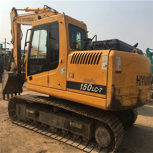 A Used Second-hand Excavator <b>Earth</b>-<b>moving</b> <b>Machinery</b> HYUNDAI 150LC-7 for Sale - Product Image 1