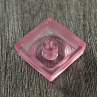 Colored PC Building Block Keycaps 1U Transparent Personalized Blank Mechanical Keyboard Keycaps