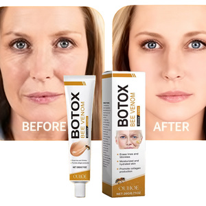 Autocollants personnalisés, crème pour les yeux au venin d'abeille, soin de la peau, anti-rides, faible MOQ - Product Image 1