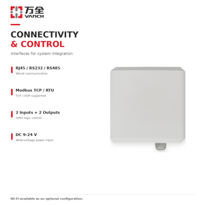 Lecteur RFID UHF intégré VANCH VI-Q047 6dBi 30dBm ISO18000-6C Modbus TCP RTU RJ45 RS485 RS232 pour l'automatisation des lignes de production - Product Image 3