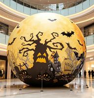 Ballon gonflable géant pour Halloween / Décoration d'Halloween, ballon gonflable à l'hélium pour le ciel ou le sol