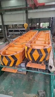 Barrera de Protección de Acero Q235 de Alto Rendimiento, Galvanizada en Caliente, Tipo Boca, para Carreteras, con Alta Protección