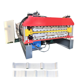 Máquina Formadora de Paneles para Techos con Cuatro Columnas Guía IBR, Máquina Formadora de Rollos de Doble Capa, Máquina Formadora de Rollos para Techos Trapezoidales - Product Image 3
