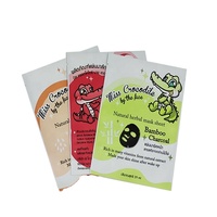 Sacs personnalisables en mylar pour masque facial, sac d'emballage en feuille de préservatif, pochette en papier kraft, emballage composé en plastique