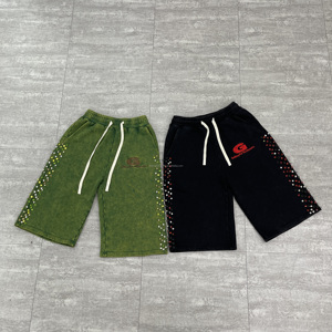 Set Felpa Crop con Zip Oversize in Tessuto Pesante 500gsm, Ricamo e Effetto Stone Washed, Personalizzabile Guangzhou Shangshang - Product Image 4