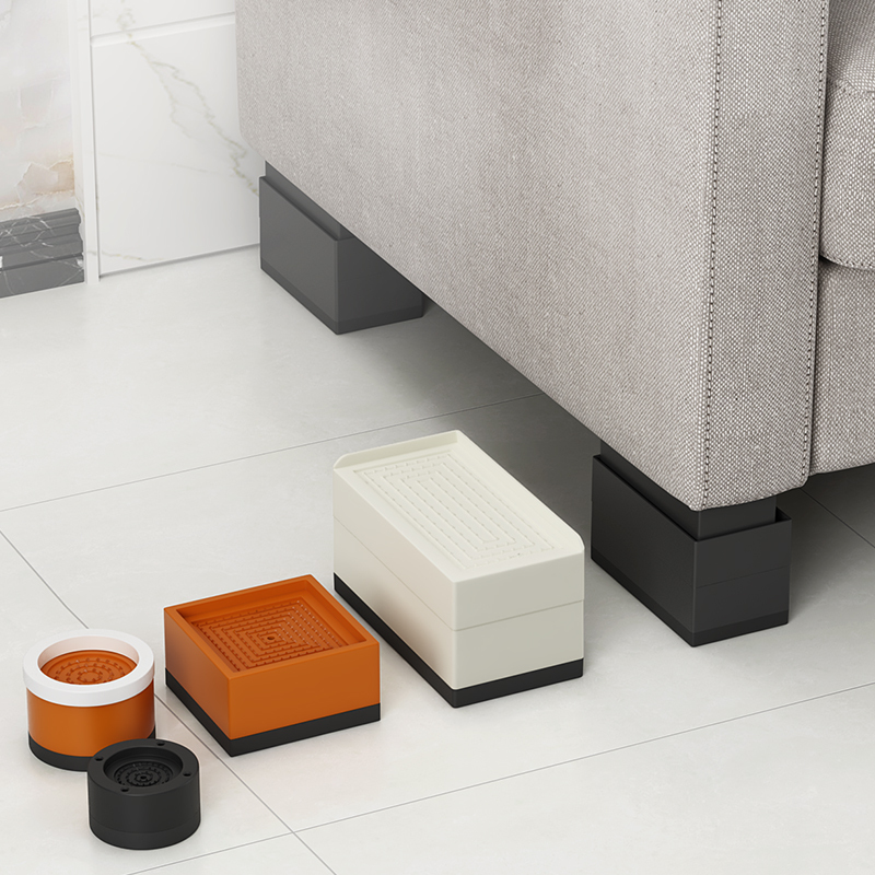 Adjustable Height Stackable Furniture Feet PP