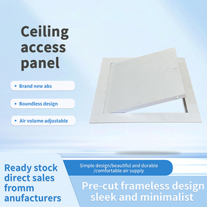 Custom White Square Aluminum Alloy Ceiling <strong>Access</strong> Panel HVAC Vent Embedded Ventilation Grille Aluminum Return <strong>air</strong> Vent - Product Image 3