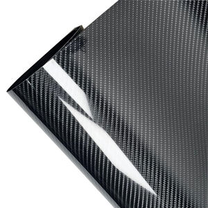 1.52*18M Rouleau Complet PVC Auto Film D'emballage De Voiture En Fiber De <span class=keywords><strong>Carbone</strong></span> Vinyle en Chrome Diamant Noir avec Fonction De Changement De Couleur - Product Image 5